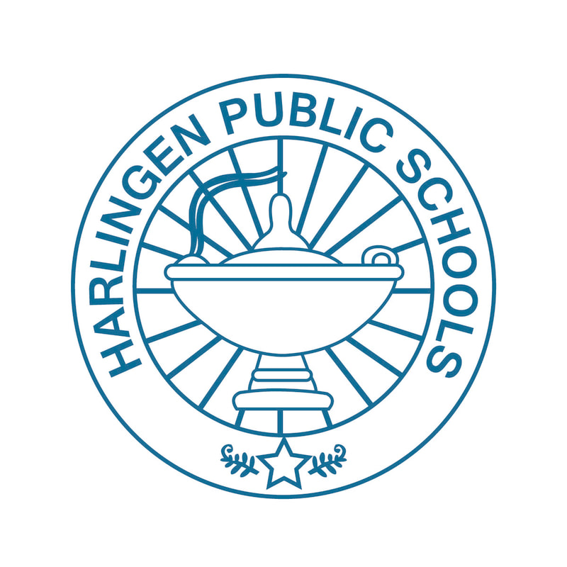 An image of the Harlingen CISD logo.