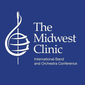 The logo for The Midwest Clinic - International Band and Orchestra Conference.